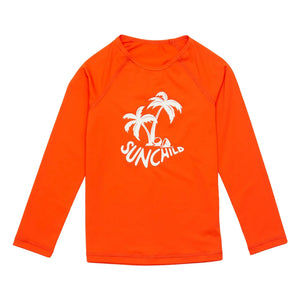 Sunchild - Saco Palmtree UV Korumalı Tişört | Turuncu