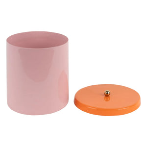 Present Time - Pink Funky Retro Double Pot