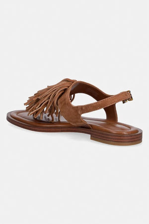 MICHAEL Michael Kors Kadın Süet Sandalet Indra Thong Sandal