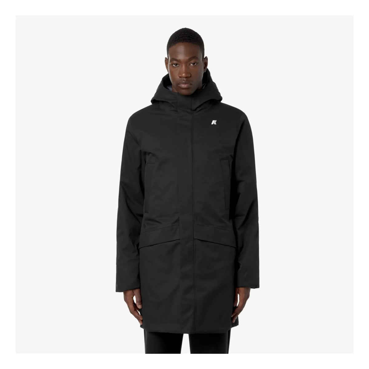 K-way - Jarno Twill Marmotta Parka | Black