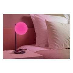 Lexon - Bubble LED Desk Lamp and Charging Stand | Steel Gray