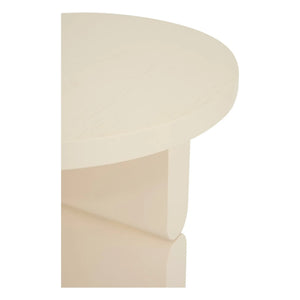 Nobodinoz - Apricot Painted Wooden Side Table | Ivory