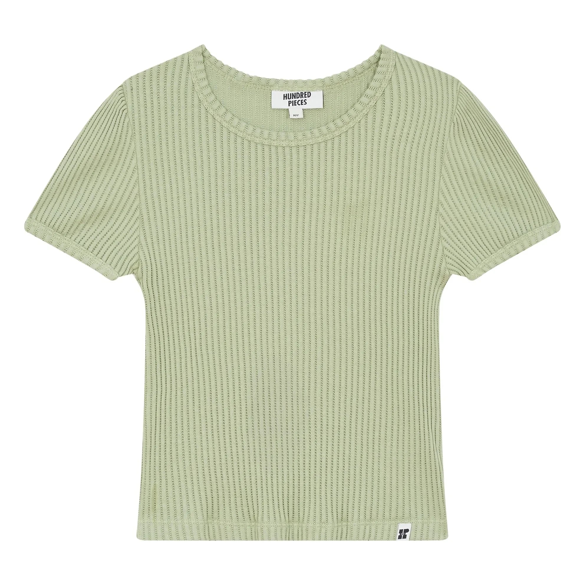 Hundred Pieces - Nova Organic Cotton T-shirt | Almond Green