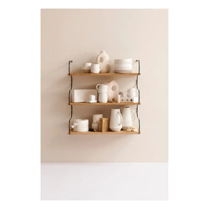 Schneid Studio - Onda Oak Shelf | Black