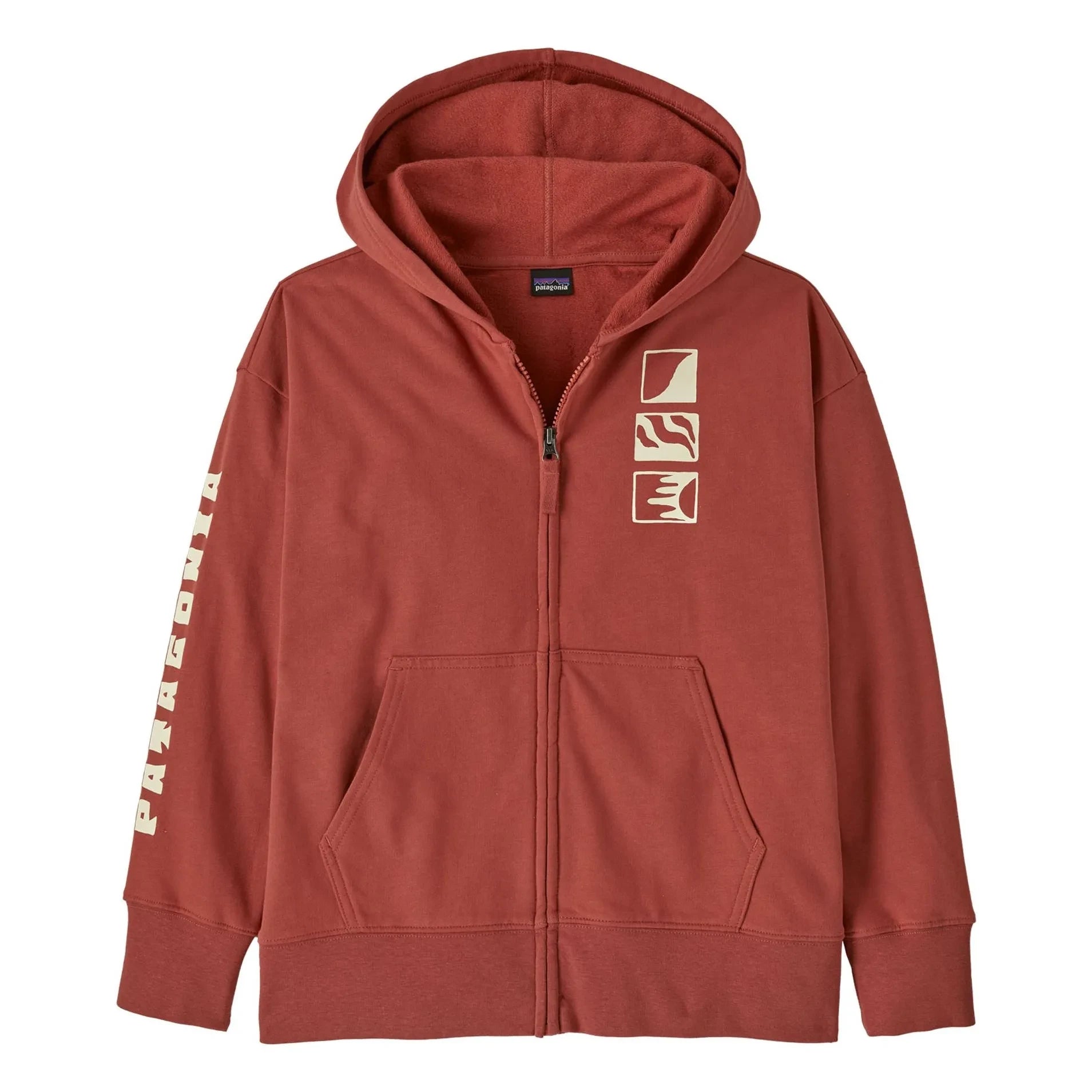 Patagonia - Full-Zip Organic Cotton Sweatshirt | Terracotta