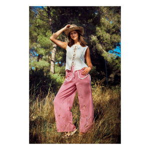 Indee - Vanuatu Vichy Pants | Red