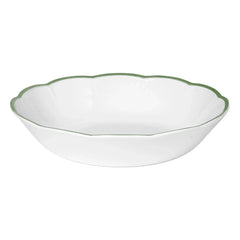 Bitossi - Burgundy Green Soup Plate | Green