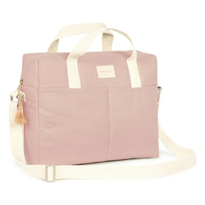 Nobodinoz - Gala Opera Waterproof Baby Changing Bag | Light Pink
