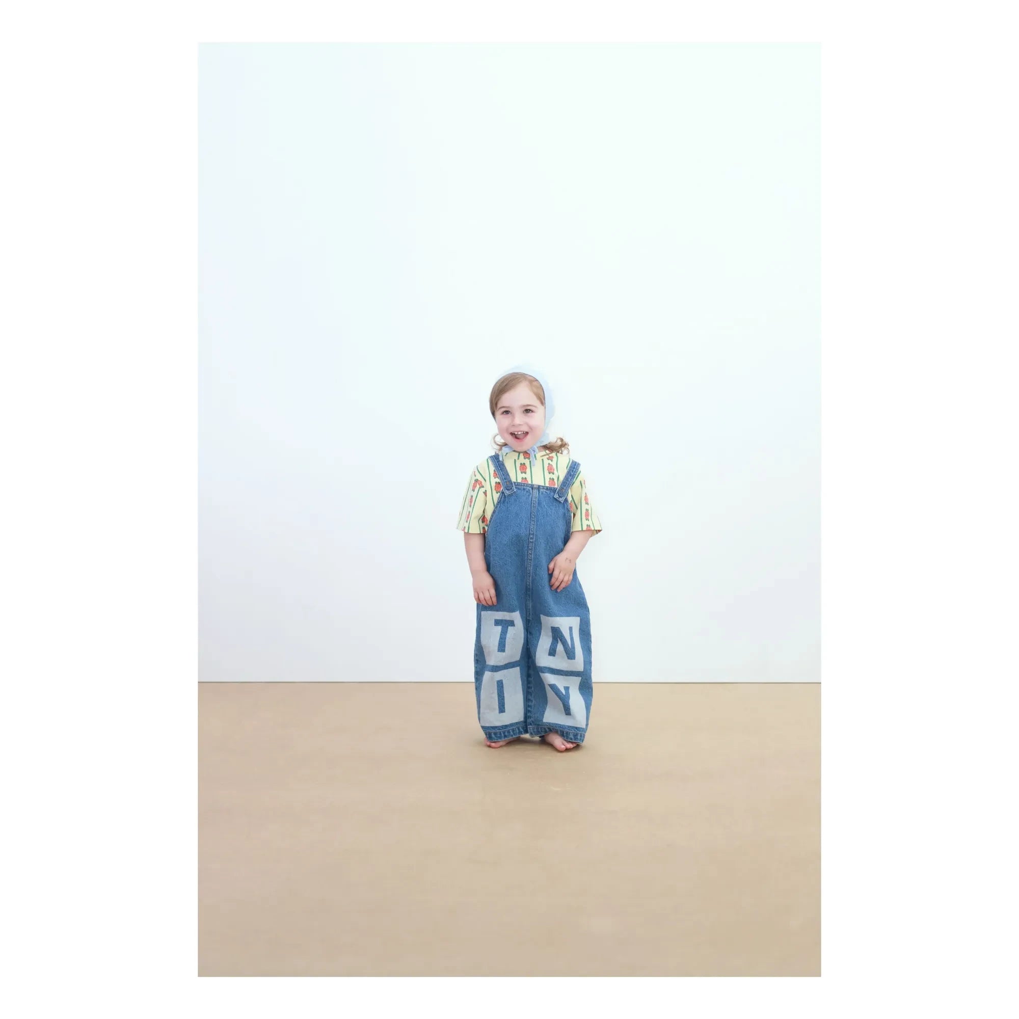 Tinycottons - Roses Organic Cotton T-shirt | Pale Yellow