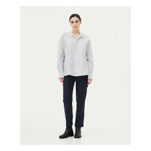 Noyoco - Bora Striped Organic Cotton Shirt | Light Blue
