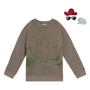 Stella McCartney Kids - Sweat Cactus Görünümünde Şık | Haki