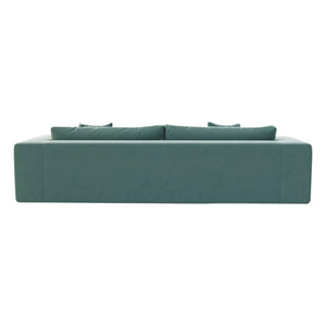 Panac Edition - Bellechasse velvet brushed 4-seater sofa - 260 cm | Charcoal Gray
