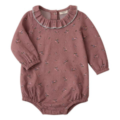 Lililotte - Castille Fleurie Organik Pamuk tulum | Toz Pembe