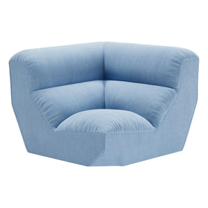& Tradition - Hi Lo AV55 Modular Sofa Corner Module | Light Blue