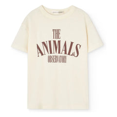 The Animals Observatory - Pupfish Organic Cotton T-Shirt | White