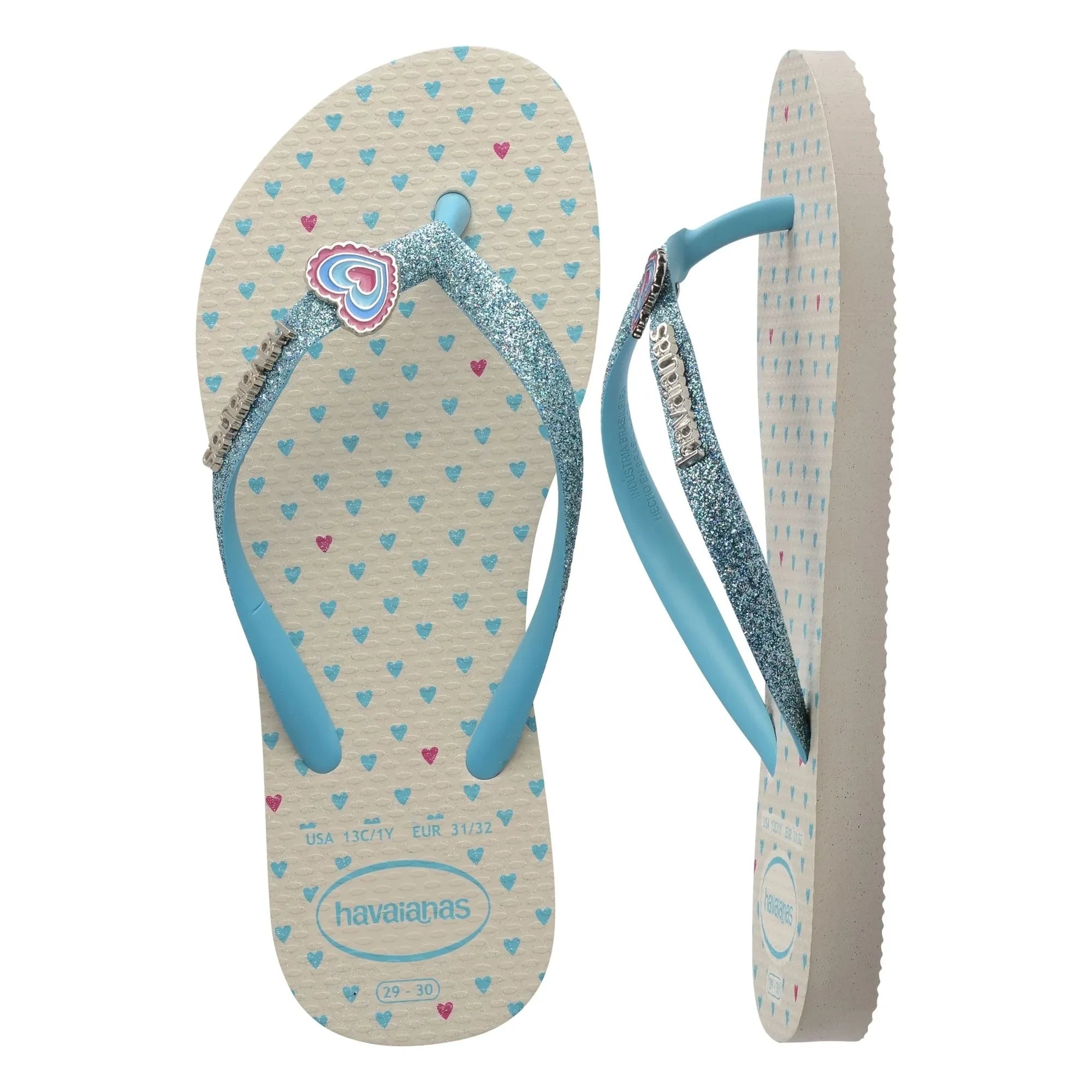 Havaianas - Glitter flat flip flops | Beige