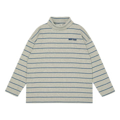 Main Story - Ribbed Organic Cotton Crew Neck Sweater | Gray
