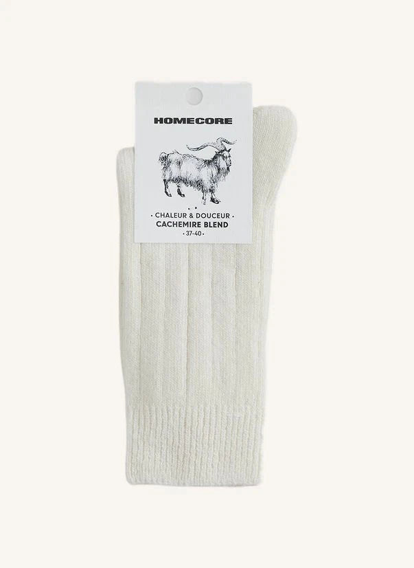 Homecore - Cashmere Socks | Cream
