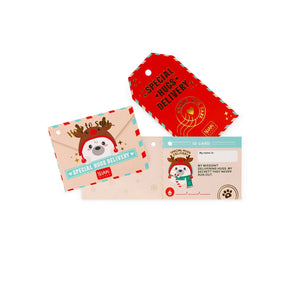 Legami - Polar Bear Christmas Plush Toy - Mini Super Soft!