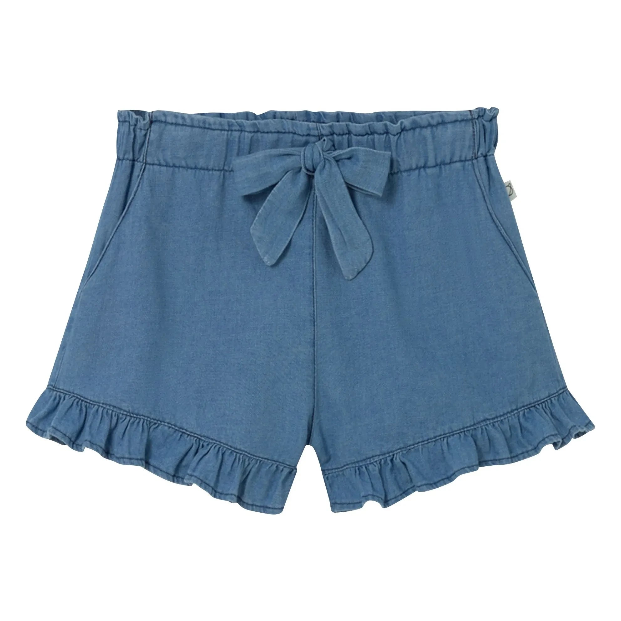 Cozmo - Blue Denim Shorts Sienna Ruffles