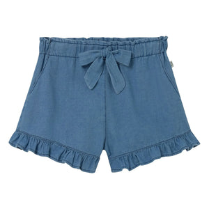 Cozmo - Blue Denim Shorts Sienna Ruffles