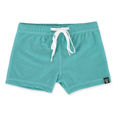 Beach & Bandits - Striped UV Protective Swim Shorts | Turquoise
