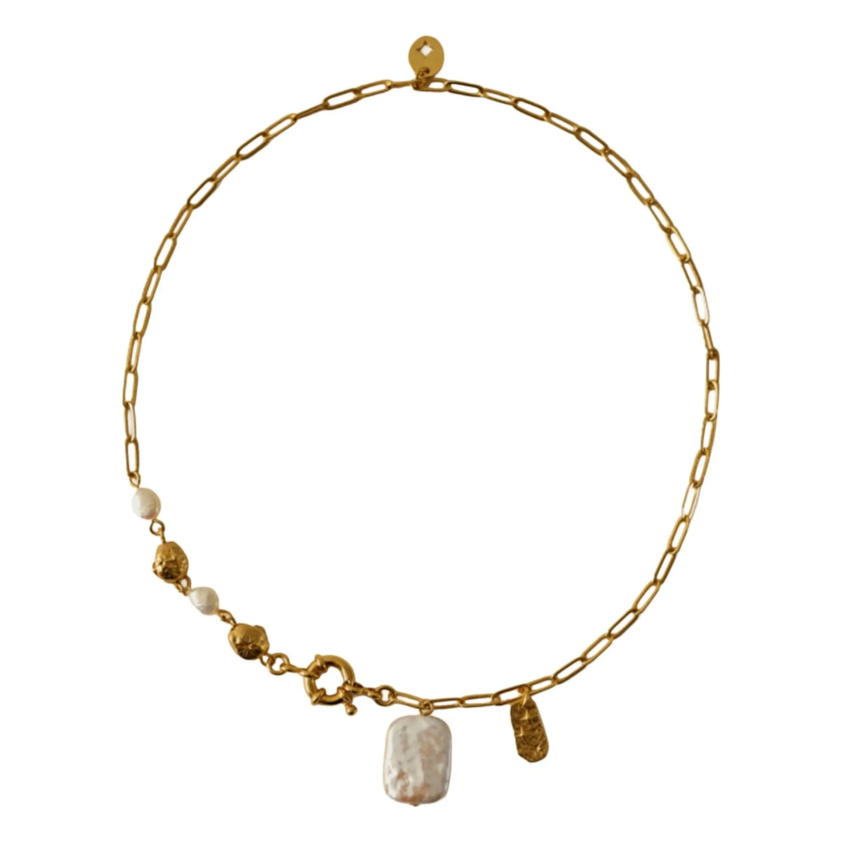 Sessùn - Choya Pearl Necklace | Gold