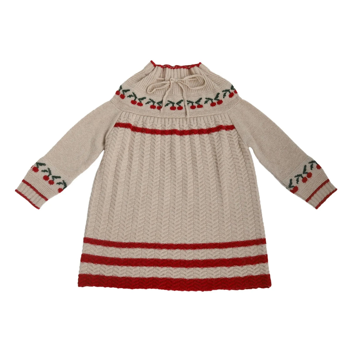 Kalinka - Loretta Merino wool dress | Beige