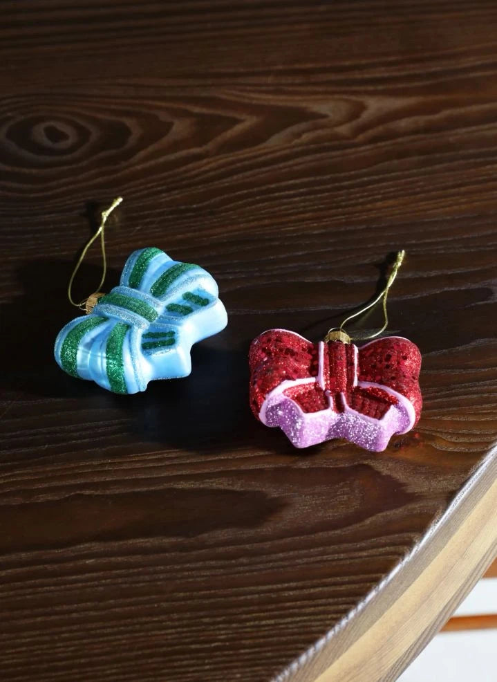 &Klevering - Christmas Decoration Bow | Pink