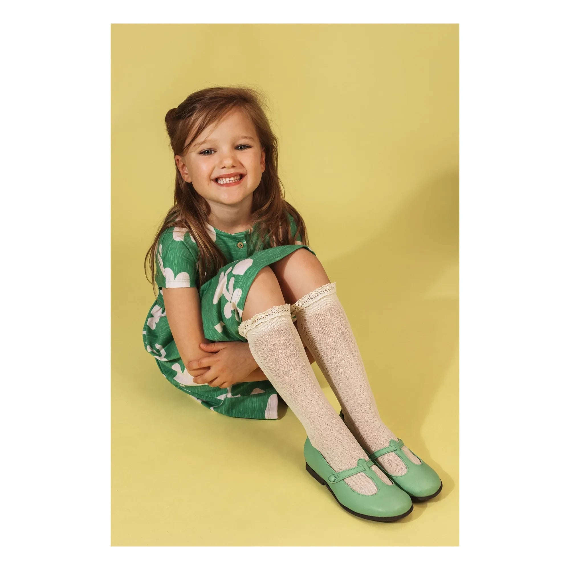 Collégien - Ruffled Lace Socks Marie-Anaïs | Natural