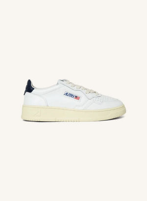 Autry - Medalist Alçak Bilekli Deri Spor Ayakkabı | Lacivert