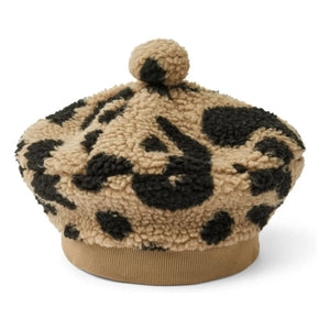 Liewood - Sherpa Poplar Leopard Beret Recycled Fiber | Beige