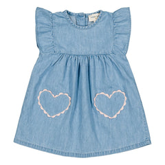 Louis Louise - Ethie Chambray Dress | Light Blue