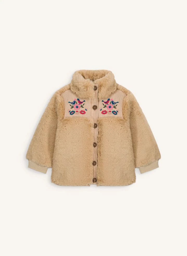 Louise Misha - Rosinna Faux-Fur Coat | Brown