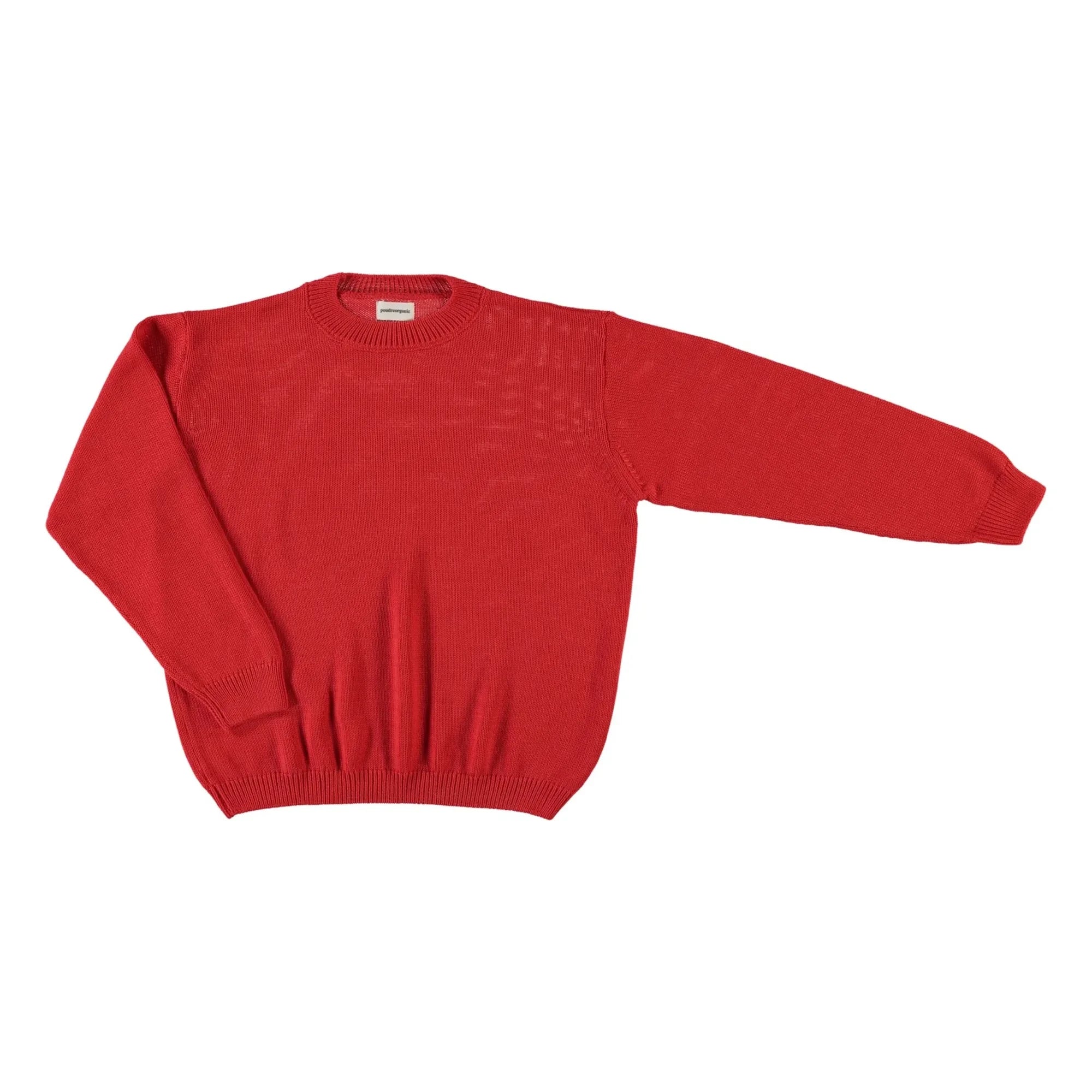 Poudre Organic - The Rouge Organic Cotton Sweater | Red