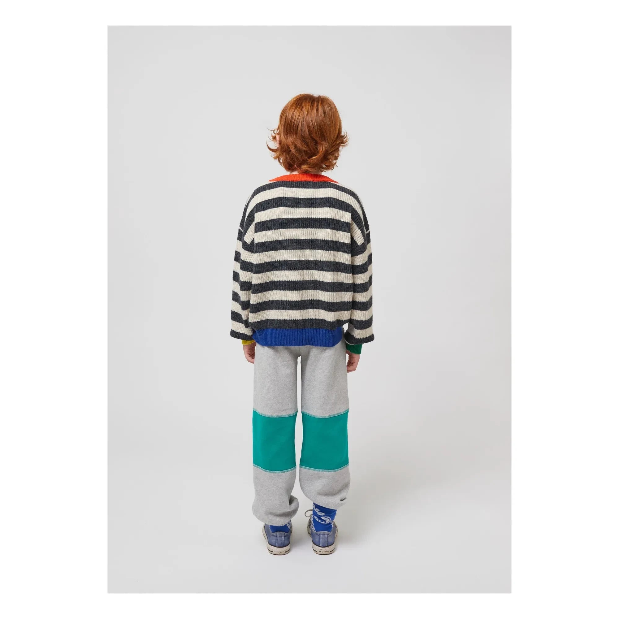 Bobo Choses - Organic Cotton Hair Band Jogger | Heather Gray