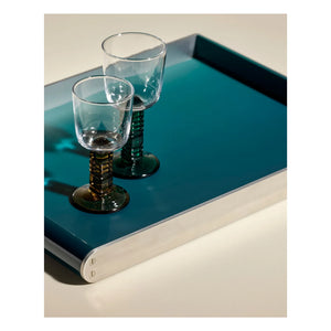 Maison Sarah Lavoine - Oscar Lake Lacquered Tray | Sarah Blue