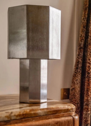 The Socialite Family - Pompon Table Lamp | Silver