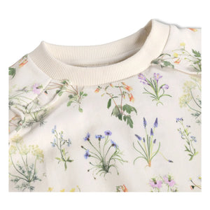 Molo - Mabel Fleuri Organic Cotton Sweatshirt | Ecru