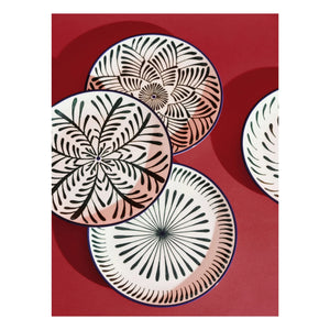 Serax - Bazaar Dessert Plates, Waww La Table - Set of 4 | Green