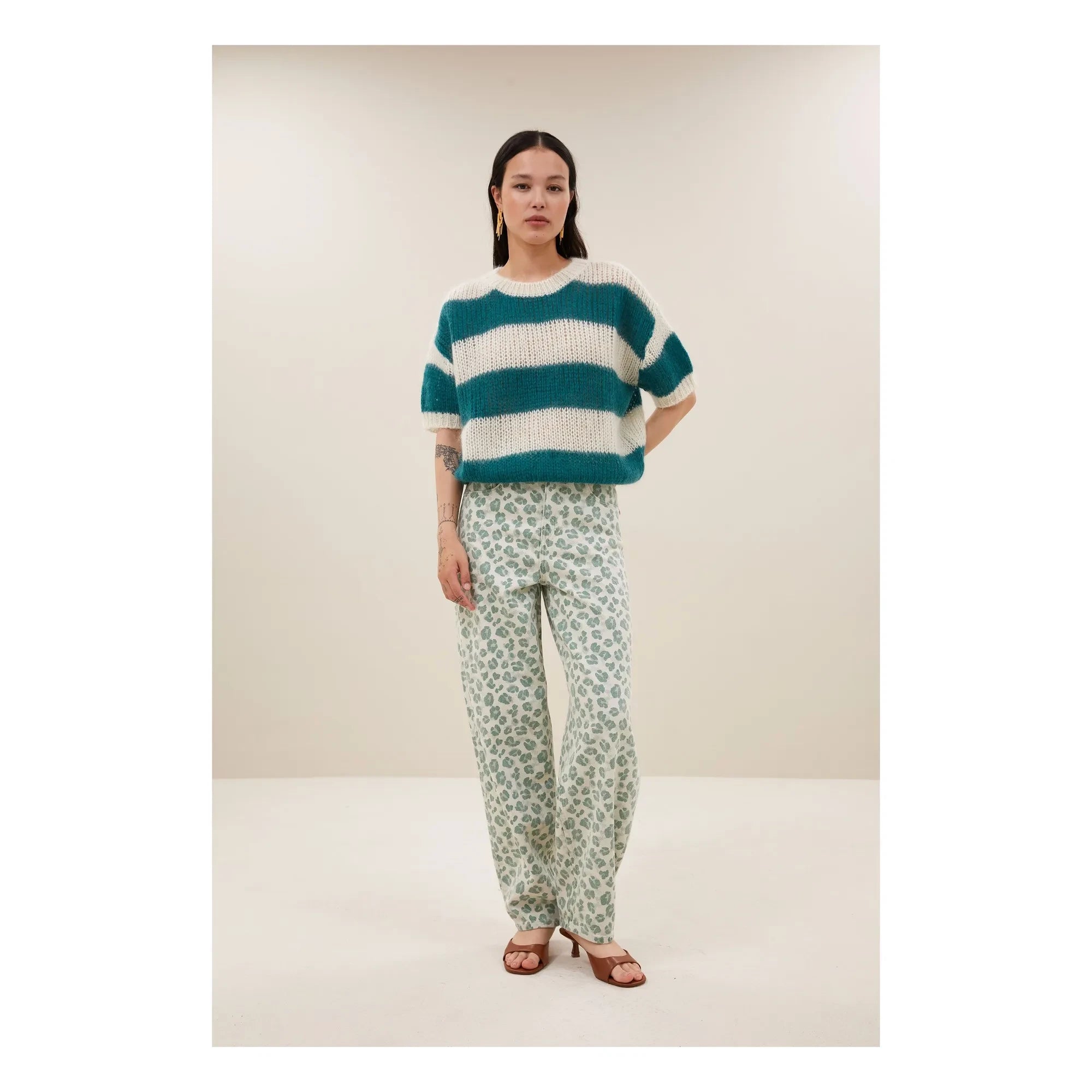 By Bar - Lew Organic Cotton Pants | Green