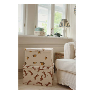 Konges Sløjd - Kick It Small Cardboard Suitcases - Set of 2 | Cream