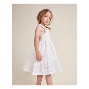 Búho - Embroidered Dress | Ivory