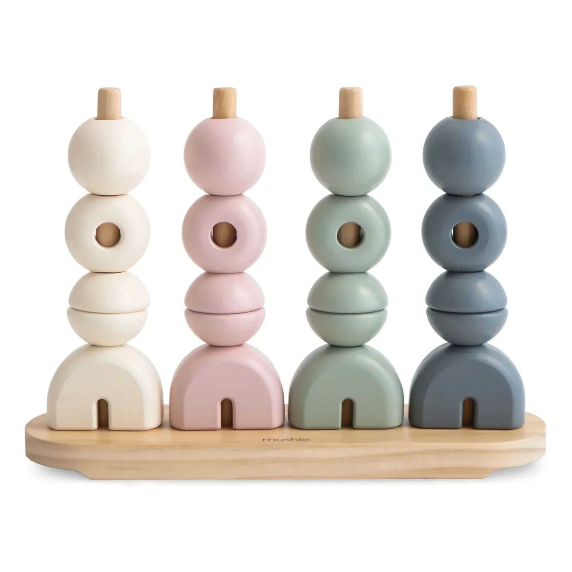 Mushie - Stacking Shaped Toy | Blue