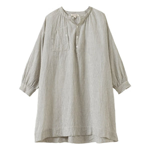Caramel - Yew Checkered Dress | White