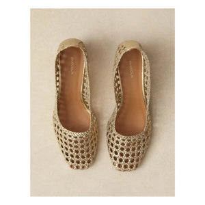 Rivecour - High heels n°528 Cracked Leather | Gold