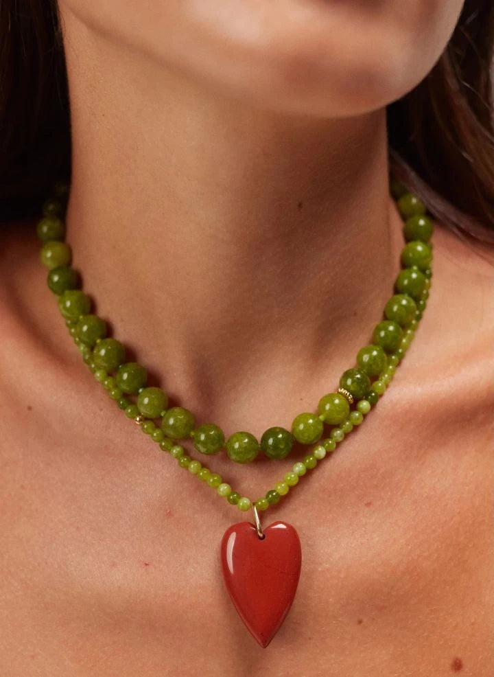 Anni Lu - Grasshopper Necklace | Green