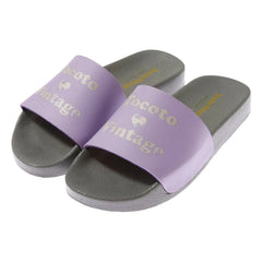 Tocoto Vintage - Colorful Beach Sandals | Purple