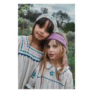 Emile et Ida - Embroidered Ruffled Dress | Cream