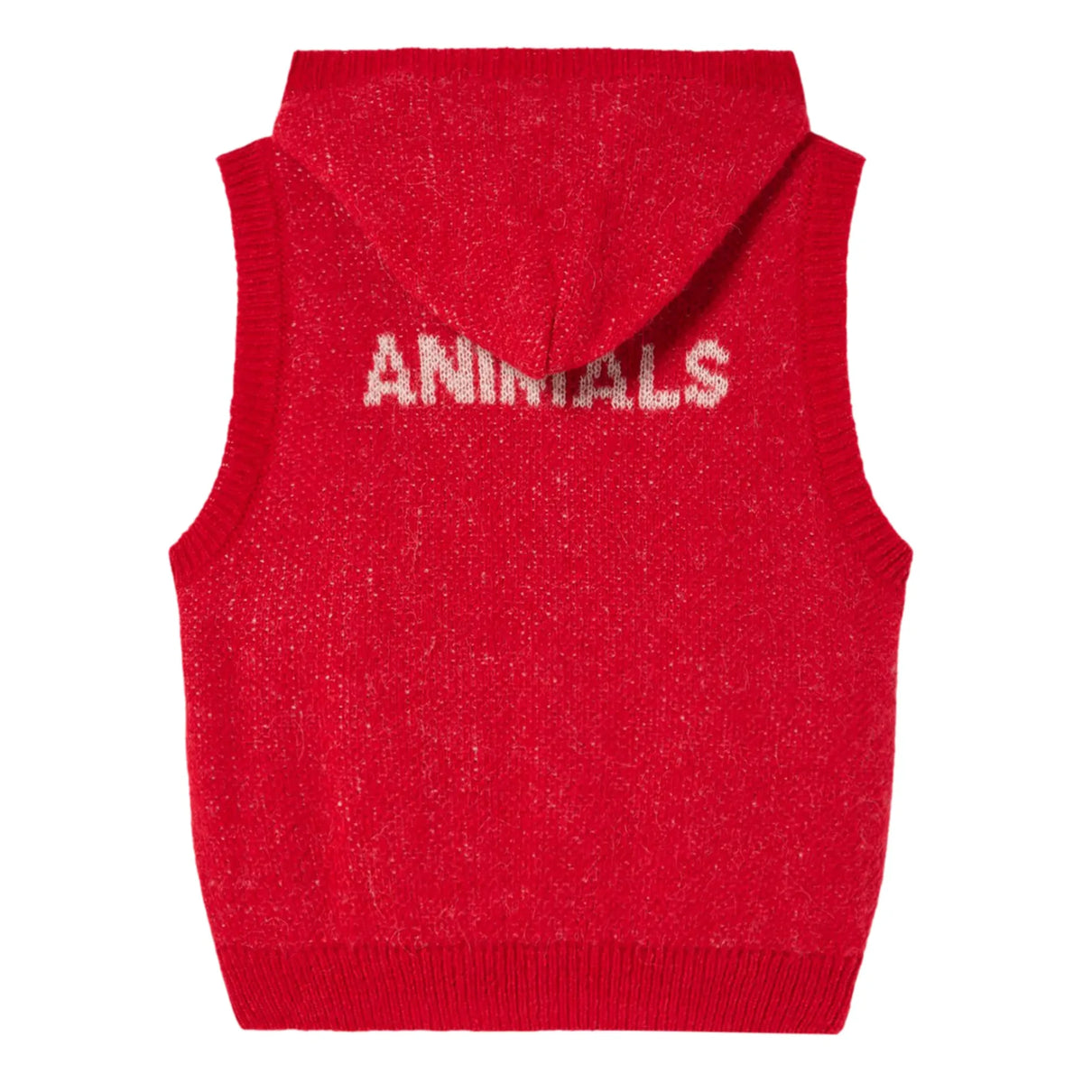The Animals Observatory - Yak Hooded Sweatshirt | Red